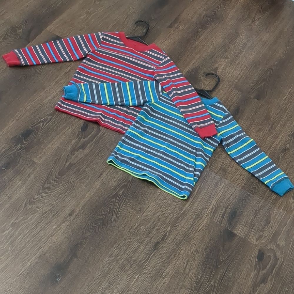 Set of 2 Toughskins Mix & Match Boys Striped Shirts  size 4T